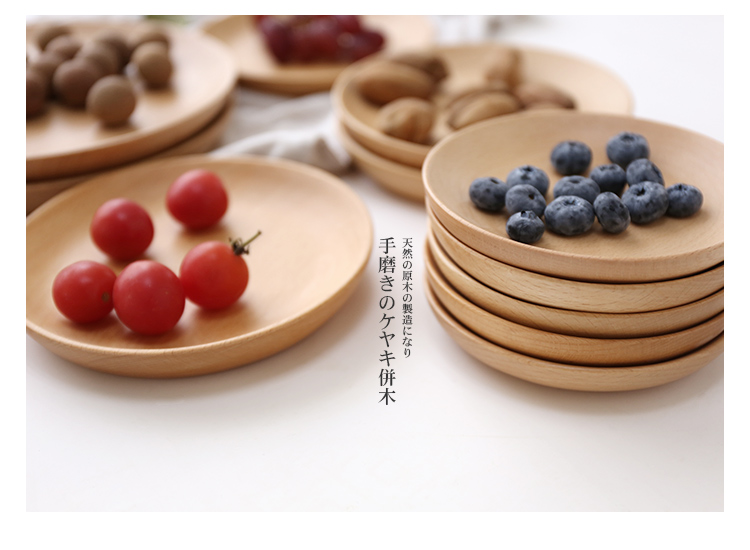 Sheri Nhật Bản-phong cách bạch đàn đĩa sushi snack snack món ăn bánh nut hạt dưa khăn món ăn vòng tấm gỗ khay gỗ trang trí
