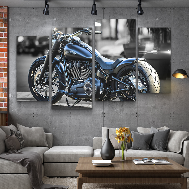 Harley Motorcycle Decorative Painting Industrial Style Retro Motorcycle Bar Background Wall Painting Living Room Sofa Wall Hanging Painting Harley Motorcycle Decorative Painting Industrial Style Retro Motorcycle Bar Background Wall Painting Living Room Sofa Wall Hanging Painting