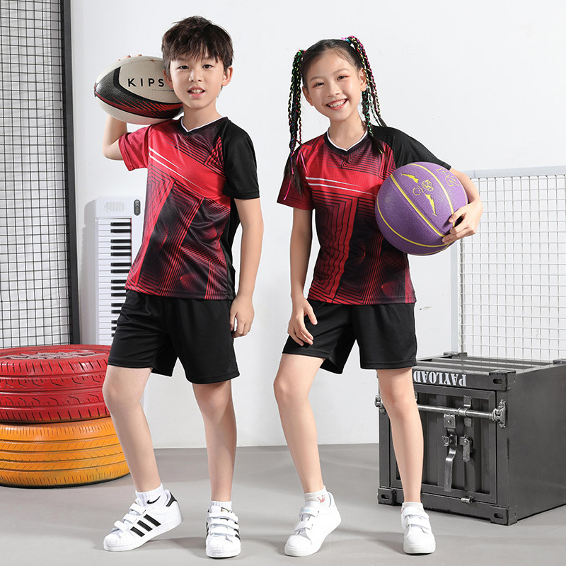 Badminton suit for children custom suit match training boys table tennis speed dry jersey girls badminton clothing