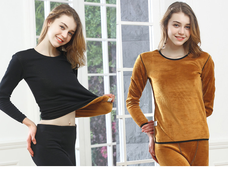 Sous-vêtement chaud jeunesse BEJIROG simple en coton - Ref 763235 Image 23