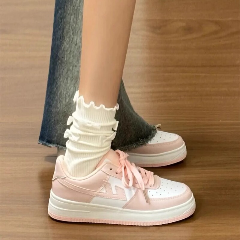 Pull Back Couple Sneakers 2026 Spring New Low-Top Air Force One Trendy Shoes Student Casual Breathable Sports Shoes