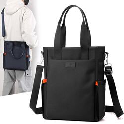 Large-Capacity Crossbody Bag, Men's Casual Shoulder Bag, College Student Handbag, Computer Bag, Commuter Travel Bag, Tote Bag