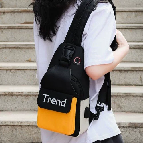 Сумка через плечо, ремешок для сумки, трендовая нагрудная сумка, японская сумка на одно плечо для школьников для отдыха, поясная сумка