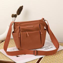 Crossbody Bag for Women 2025 New Lightweight Canvas Bag Oxford Cloth High-End Bag Multi-Layer Summer Cloth Bag Small Bag