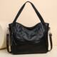 Retro Large-Capacity Commuter Pu Soft Leather Women's 20234 New Niche Casual Versatile Tote Bag Crossbody Shoulder Bag