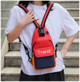 Сумка через плечо, ремешок для сумки, трендовая нагрудная сумка, японская сумка на одно плечо для школьников для отдыха, поясная сумка