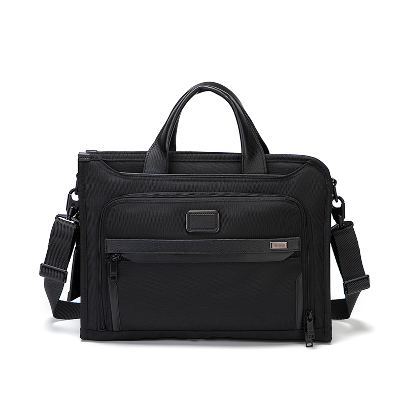 2026 New Men's Alpha3 Series 2603110 Black Business Commuter Laptop Briefcase Lightweight