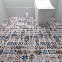 Kitchen Toilet Toilet Waterproof Thickened Bathroom Non-slip Floor Sticker Abrasion Resistant Ground Renovated Tile Self-Adhesive Paper