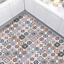 Kitchen Bathroom Thickening Ground Floor Sticker Bohemian Wall Patch Balcony Decorated Ground Waterproof Self-Adhesive Paper