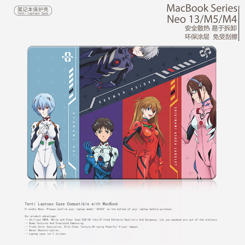 Cartoon Asuka Ayanami Rei Laptop Protective Case Suitable for Apple MacBook Neo Protective Cover M5 Air13.6 M4 Air15.3/Pro14.2 M3 M2 M1 13.3 Cartoon Asuka Ayanami Rei Laptop Protective Case Suitable for Apple MacBook Neo Protective Cover M5 Air13.6 M4 Air15.3/Pro14.2 M3 M2 M1 13.3