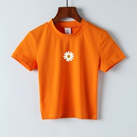 Оранжевая маленькая ромашка 3