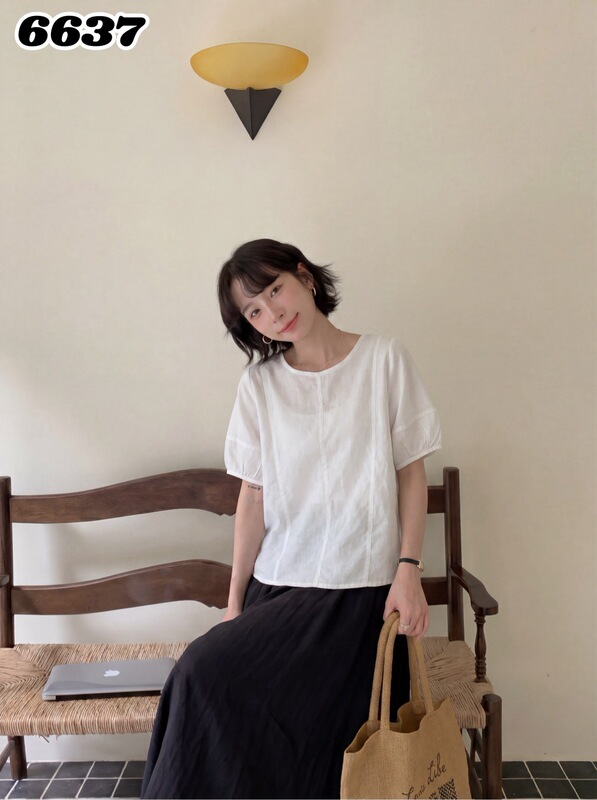 Muyu High-Quality Summer New Style Batwing Sleeve Fashionable Versatile Slimming Short-Sleeve Shirt for Women Muyu High-Quality Summer New Style Batwing Sleeve Fashionable Versatile Slimming Short-Sleeve Shirt for Women