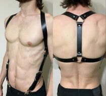 Cross-border trendy mens belt Body restraint Shoulder strap Strap Belt strap Sling Armor Clothing accessories