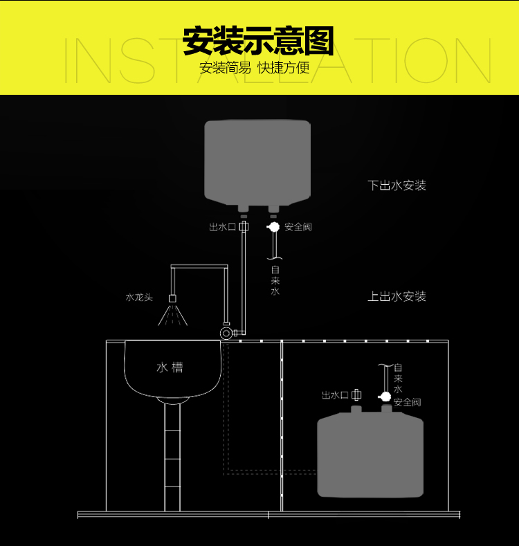 bình nóng lạnh rossi 20l Trang chủ nhà bếp nhiệt độ nóng nhà bếp điện nước nóng vòi nước nóng nhỏ vòi hoa sen nhỏ bàn nước nóng - Máy đun nước binh nong lanh