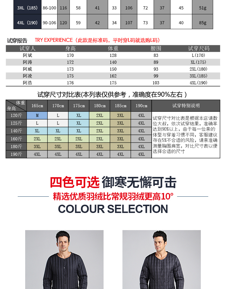 Người Nam Cực xuống áo khoác đặt ông già quần cotton phù hợp với người trung niên xuống áo khoác nam dày cha quần áo mùa đông quần thể dục