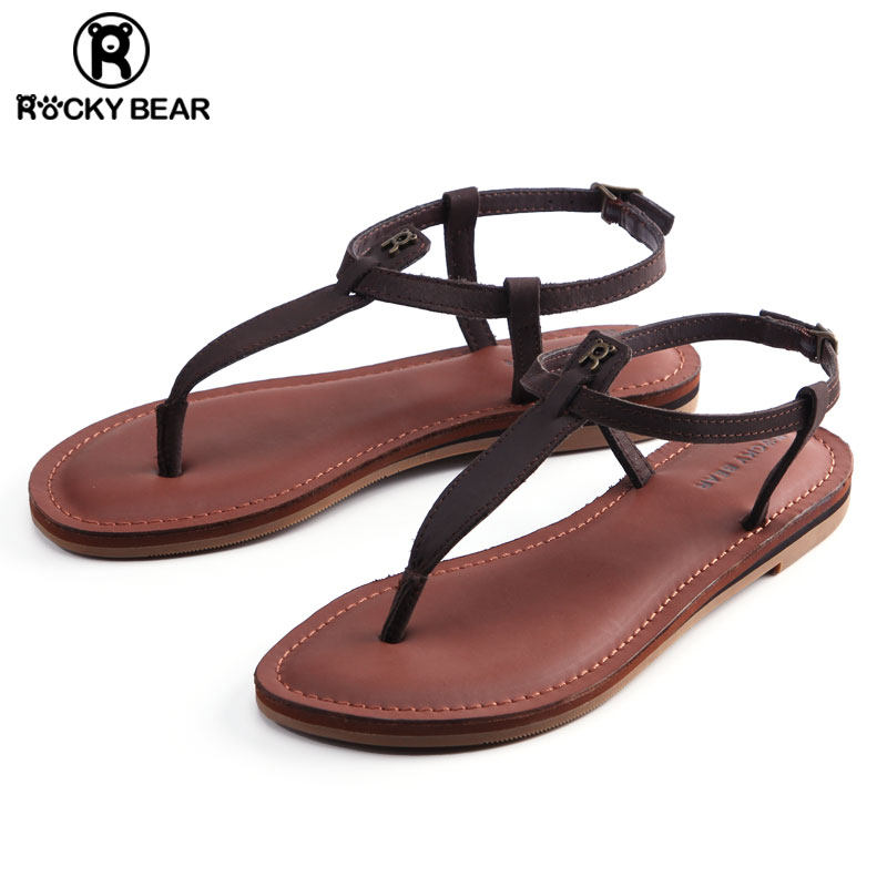 minimalist leather sandals