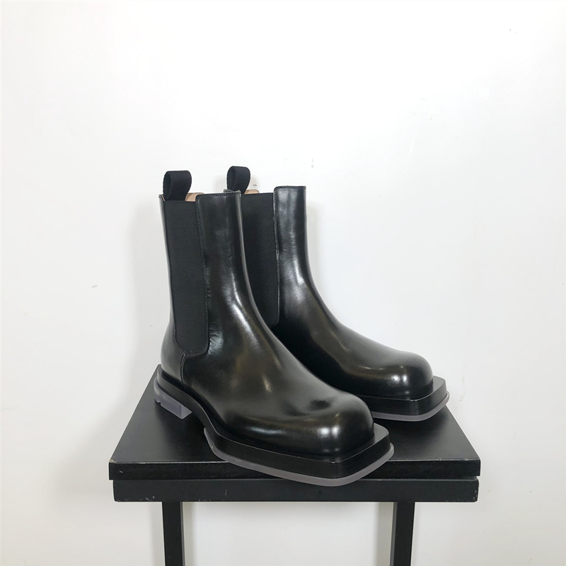 88W fans recommend niche retro leather sole elastic elastic band upper foot super personality