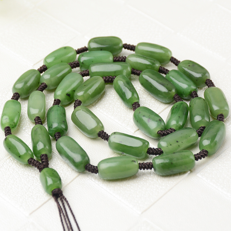 And Tian Beyu Pendant Necklace Natural Jade Hand Carved Seed Necklace 100 hitch pendant Yupei hanging chain less black dots