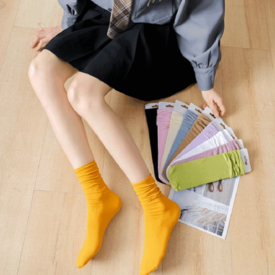 多款薄款透气中筒冰冰袜10双