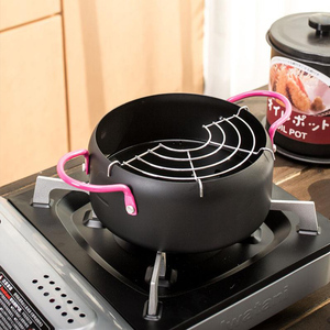 【炊时尚】麦饭石电燃通用油炸锅