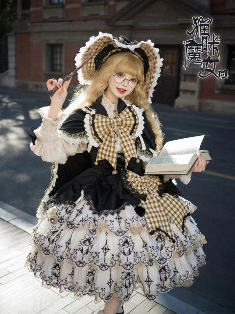 BrBramble Rose Original Design Special Edition ກຸ່ມແມ່ມົດແມວສະແດງຊຸດ Lolita