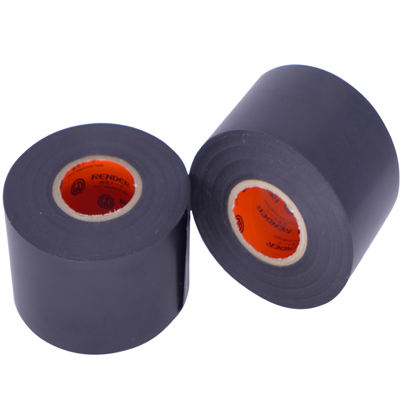PVC cách điện băng cao su băng lạnh bọc 50 mét rộng 45mm sàn đen băng chống ăn mòn - Băng keo