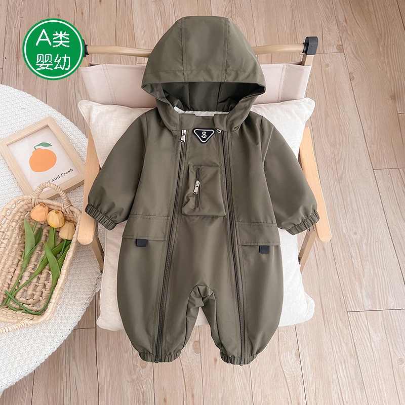 Baby Clothes for Spring and Autumn, Boys' One-Piece Jackets, Stylish Autumn Outerwear for Infants and Toddlers, Autumn Clothing Baby Clothes for Spring and Autumn, Boys' One-Piece Jackets, Stylish Autumn Outerwear for Infants and Toddlers, Autumn Clothing