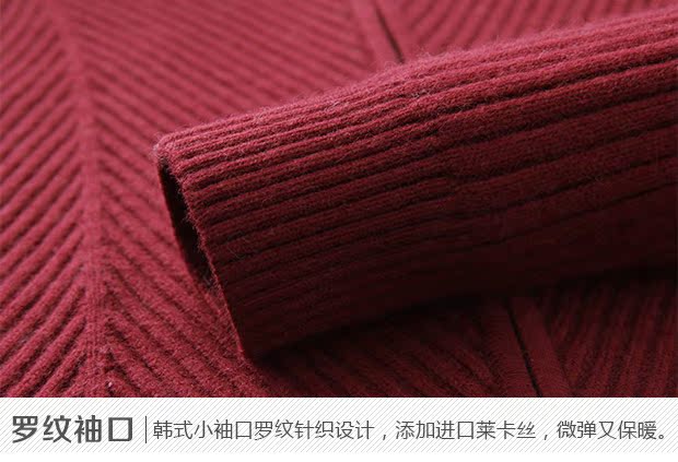 Áo len cashmere nam cao nửa cổ áo len mỏng dày áo len ngắn mùa thu và mùa đông dây kéo cha áo len áo khoác sơ mi nam