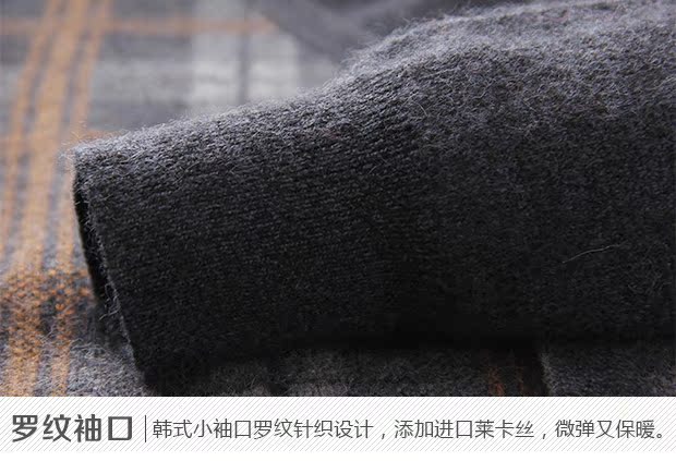 Áo len cashmere nam v-cổ áo len dày ngắn áo len lỏng trung tính áo đôi nam nữ