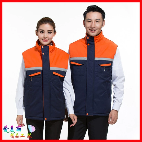 Хлопковый жилет зимний рабочая одежда хлопчатобумаж