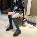 Martens, демисезонные универсальные высокие сапоги в английском стиле из мягкой кожи на платформе, 2020 года, в корейском стиле, в британском стиле
