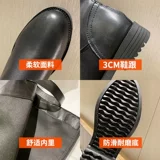 Martens, демисезонные универсальные высокие сапоги в английском стиле из мягкой кожи на платформе, 2020 года, в корейском стиле, в британском стиле