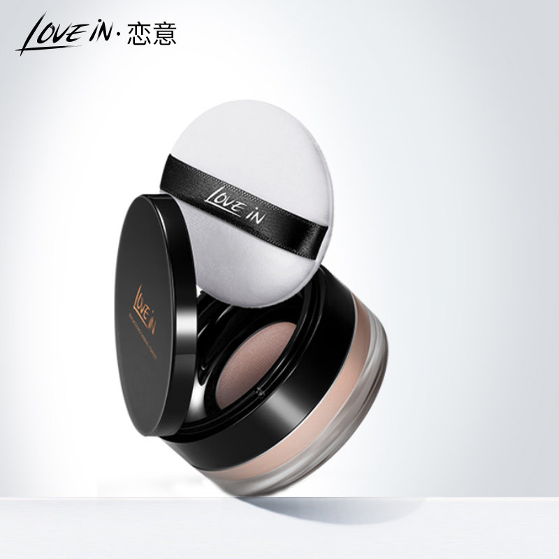 Love Lovein Constant Makeup Honey Powder Persistent Control Oil Honey Powder Waterproof Sweaty Skin Color Invisible Hair Pore Pink Cake