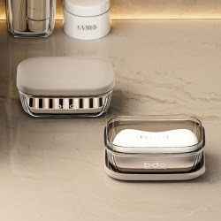 Soap Box Travel Sealed with Lid, Draining Small Soap Box for Business Trips and Travel, Creative Soap Gadget, Portable Soap Box