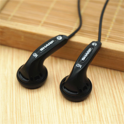 Japanese original long and short-line headphones MD tape CD machine fever earplugs MP3 old headphones nostalgic classic feelings