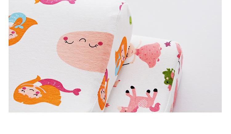 Shenghe tỷ bộ nhớ bông trẻ em gối in gối thấp gối mỏng gối cổ tử cung bộ nhớ bọt gối phẳng gối - Gối gối mây
