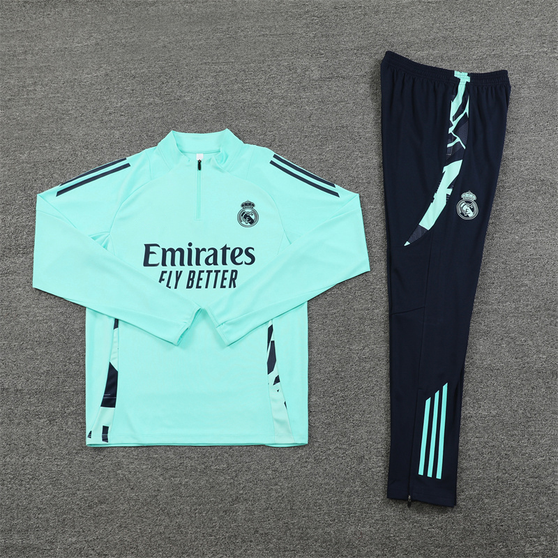 New Real Madrid Player Version Long-Sleeved Autumn and Winter Football Training Clothes for Adults and Kidsren Paris Sweatshirt Barcelona Jersey