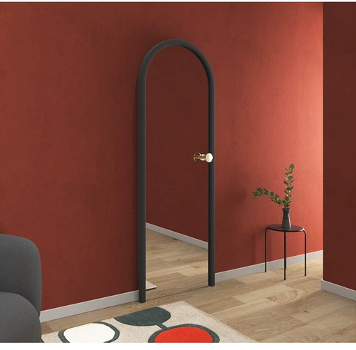 Nordic ins of Velvet Light Luxury Prading Mirror Arckes Личные творческие золотые притяжения -зеркало дизайнер зеркала