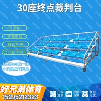 Track and field venue mobile retractable fixed 30-seat finish referee stand timing stand stand