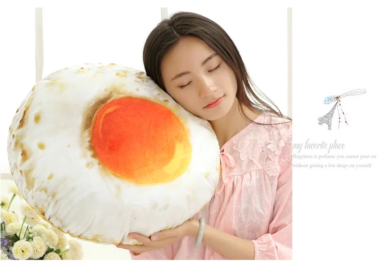 Gối trứng luộc có thể tháo rời và có thể giặt đệm gối sáng tạo văn phòng ngủ trưa nghỉ trưa gối ngủ cá nhân đầu giường 3d - Trở lại đệm / Bolsters gối ghế sofa