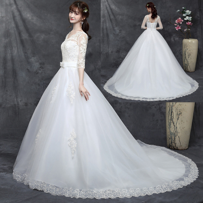 Large size wedding dress 200 catties plus fat, increase fat mm, thick arm meat trailer tail pregnant woman fat bride wedding service woman Large size wedding dress 200 catties plus fat, increase fat mm, thick arm meat trailer tail pregnant woman fat bride wedding service woman