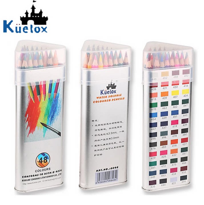 Le water-soluble color lead 36 48 72 color water-soluble color lead color pencil watercolor pencil
