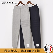 URSMART spring and autumn sports pants men Korean version of the new trend casual pants cotton Europe and America TB leg long