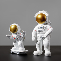 American creative astronaut mobile phone rack ornaments home living room cabinet desktop astronaut decorations ornaments