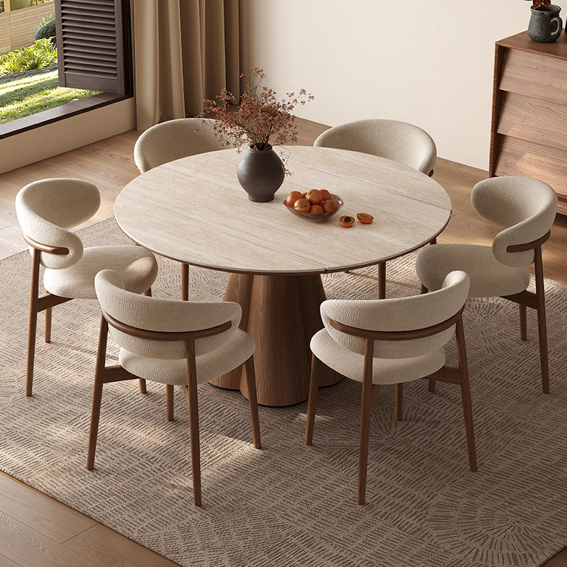 什么样的刺猬紫檀折叠伸缩餐桌能满足新中式家居需求?