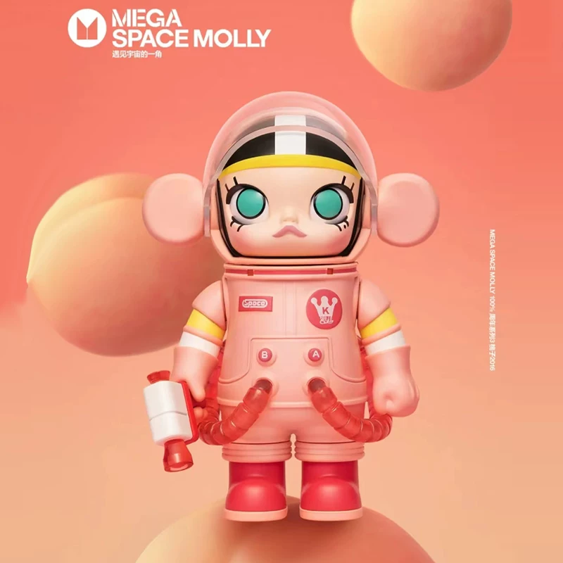 Popmart Mega Space Molly юбилейная серия 3 сокровища 3 поколения поколений - поколение слепой бокс 100% Tide игра подвеска
