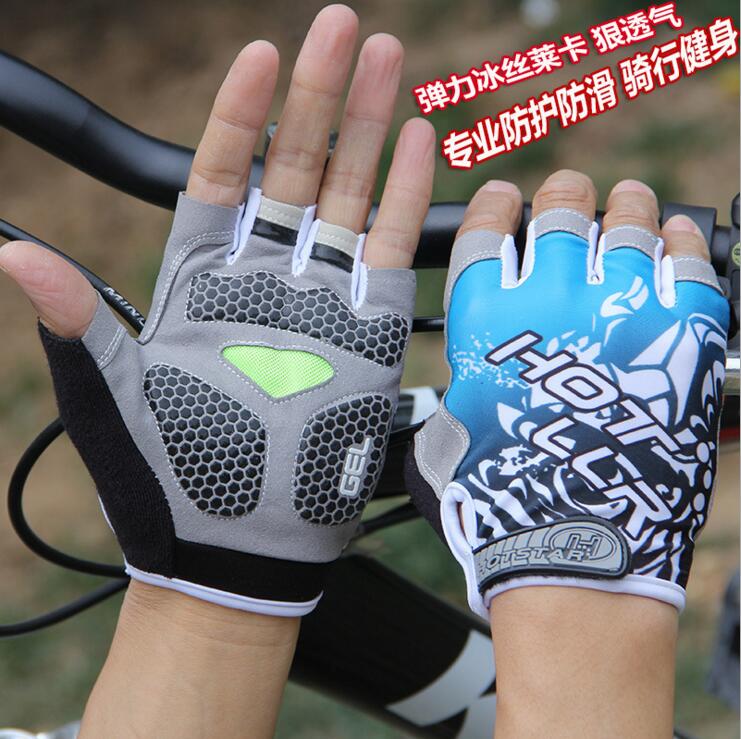 Bicycle gloves half-finger cycling gloves short-finger spring and summer men and women outdoor breathable stool mountain sports equipment cycling clothing