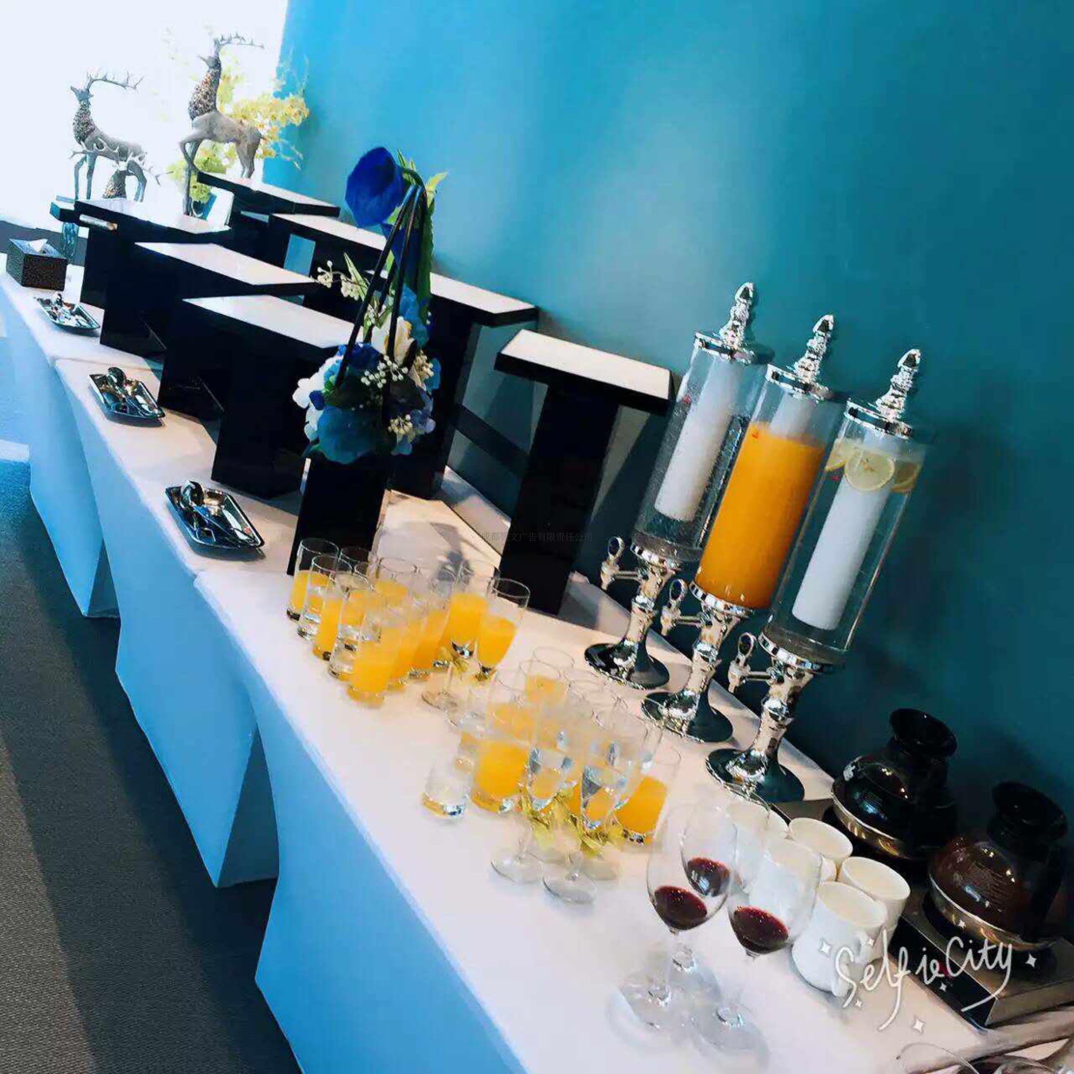 Cold food tea break booth Buffet display props set acrylic cake stand Commodity display stand