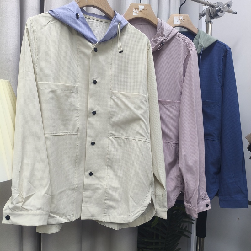 C3436/Hooded Outdoor Dry-Wicking Perforated Fabric Cardigan Jacket Bxt627466F C3436/Hooded Outdoor Dry-Wicking Perforated Fabric Cardigan Jacket Bxt627466F
