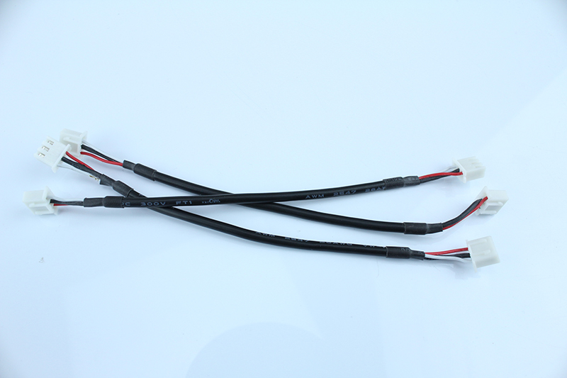 20CM double inserts XH2 54 premium audio input-output three-core shielded wire double XH2 54 plug signal line